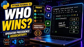 Python Tutorial 15 | Operator Precedence & Associativity