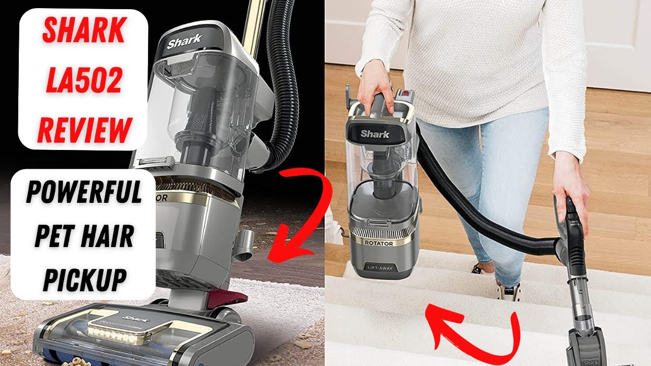 POWERFUL Pet Hair Pickup EXPOSED in Shark LA502 Rotator Vacuum Review ...