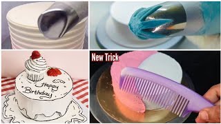 Easy beautiful tricks for cake decoration ?افكار  لتزيين الكيك و التورت جديده وحصريه cake tutorial