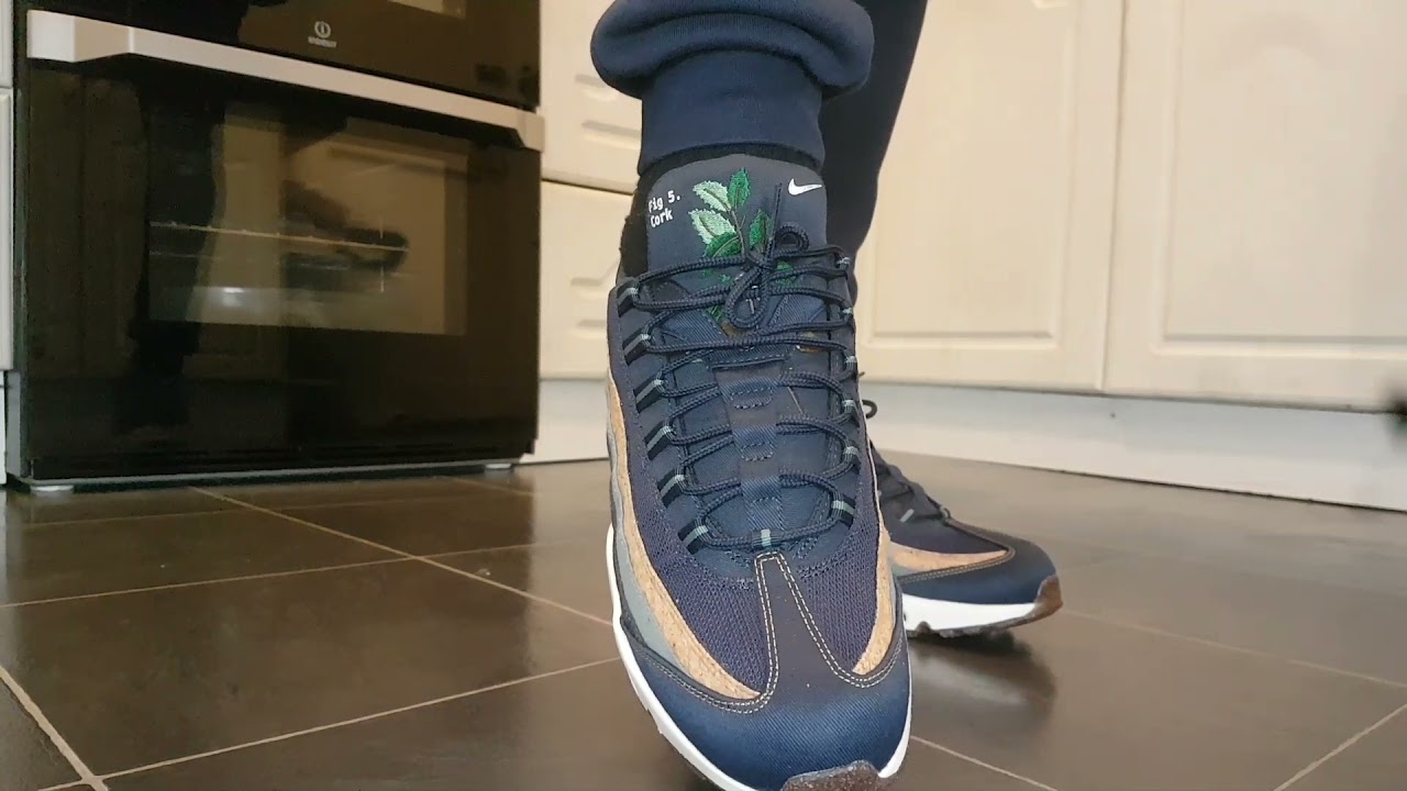 Nike Air Max 95 Obsidian on feet - YouTube