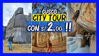 City tour Cusco por tu cuenta 🔥 COMO LLEGAR con S/.2.00‼️ a 6 lugares 🌄 Sacsayhuaman, Bosque, 2024