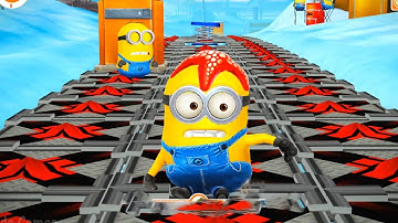 Despicable Me 2 - Minion Rush : Starfish Minion Run For 9 Minutes ! Minion Games