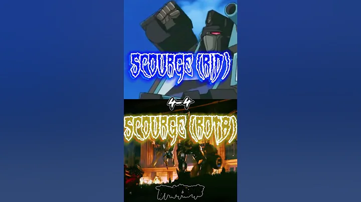 Transformers 1v1 | Scourge (ROTB) vs Scourge (RID) | #transformers #shorts #vs #1v1 #edit