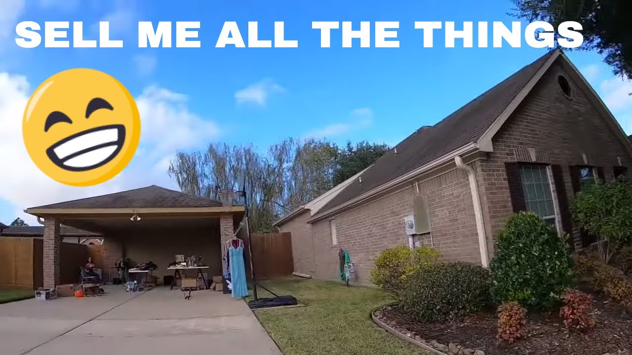 TEXAS GARAGE SALE SELL ME ALL THE THINGS YouTube