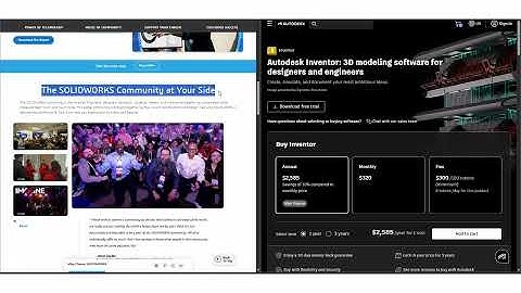 SOLIDWORKS VS INVENTOR - FULL COMPARISON (2025)