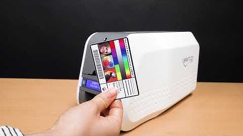 How to fix the card printer ribbon?