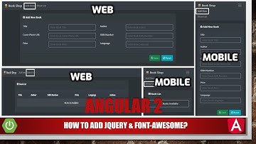 5 - Angular 2 and Spring Boot : How to add jquery & font-awesome in Angular 2? | Angular 7