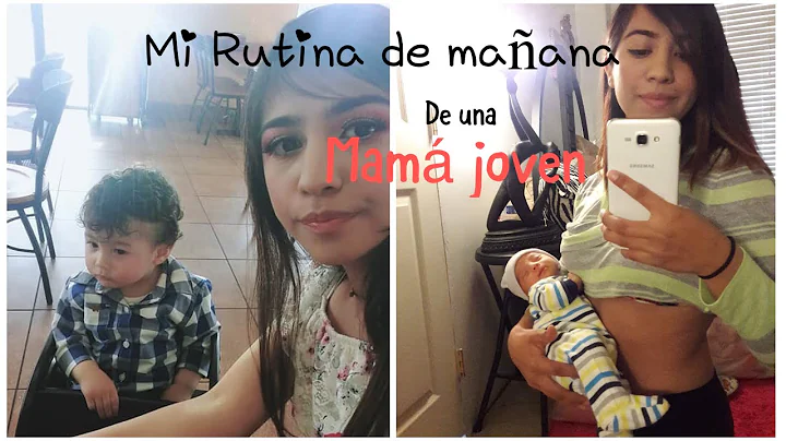 Rutina de maana de una mam joven CON UN BEBE de 1 ao