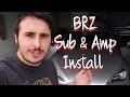 How To Install Sub & Amp In Stock BRZ/FRS/86