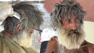 Homeless Man’s Incredible Transformation From Unkempt To Clean & Fresh