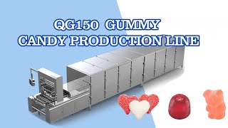 QG150 Gummy Candy Production Line, Jelly Candy Making Machine, Multifunctional Candy Machine Line