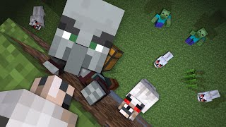 Villager vs Pillager vs Ravager Life: FULL ANIMATION 1 - Minecraft Animation