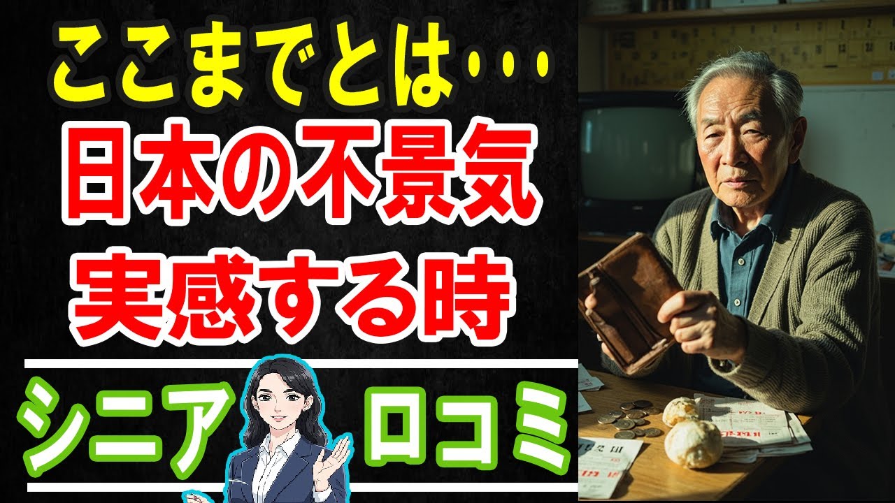 【貧困化】最近の日本はおかしい？不景気を実感する瞬間。口コミ30個ご紹介＜老後・シニアライフ＞ 