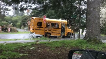 Morning Mercer Island School Buses 4/10/25