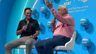 UNC Coach Roy Williams Shares his life story with Host Nick Ferrara at the 2025 Final 4 #roywilliams