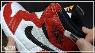 [Custom Shoes] Jordan 1 Light Fusion Red Chicago Custom