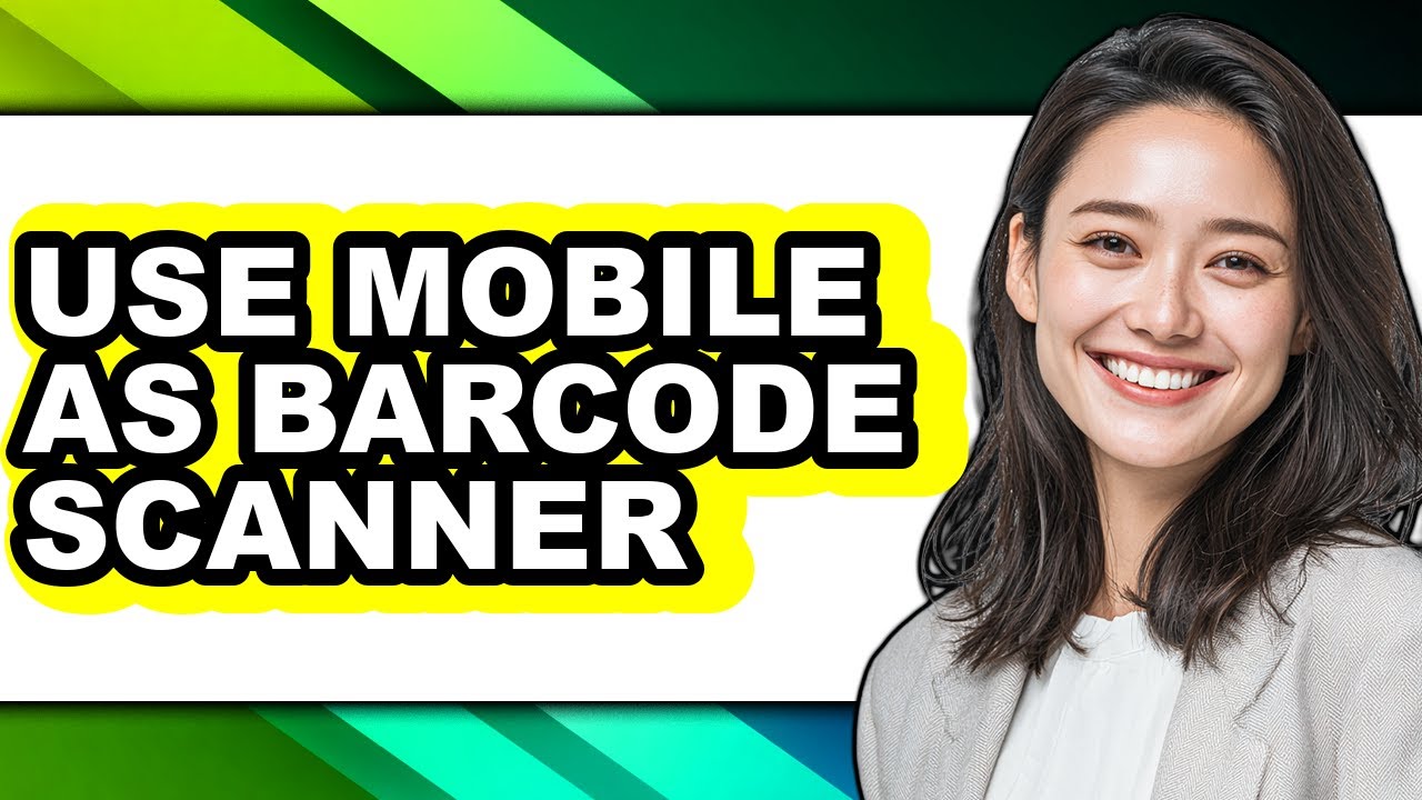 How to Use Mobile as Barcode Scanner - Step by Step - YouTube