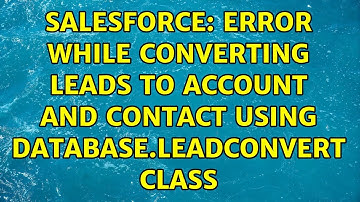 Salesforce: Error while converting leads to account and contact using Database.LeadConvert class