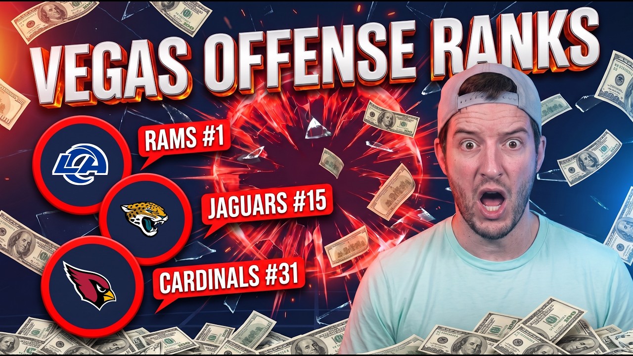 Who does Vegas think will be the best NFL offenses in 2026? artwork