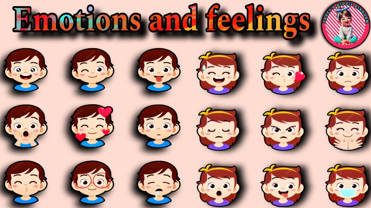 Emotions and Feelings Visual Cards | Learning for Kids | Fun ...