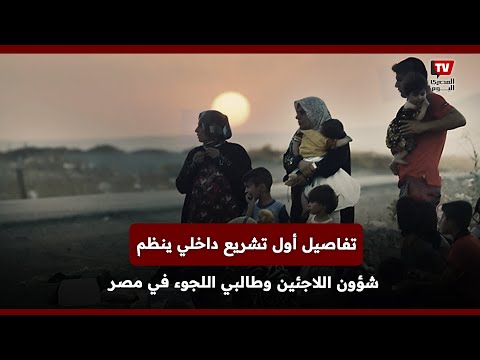 تفاصيل أول تشريع داخلي ينظم شؤون اللاجئين وطالبي اللجوء في مصر