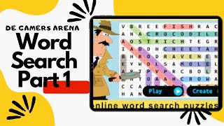 How To Play Words Search Game #games  #onlinegame  #gametraining  #gametricks  #wordsearch screenshot 2