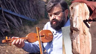 Horse hair, wood and tin to make a musical instrument: the rebec | Documentary film