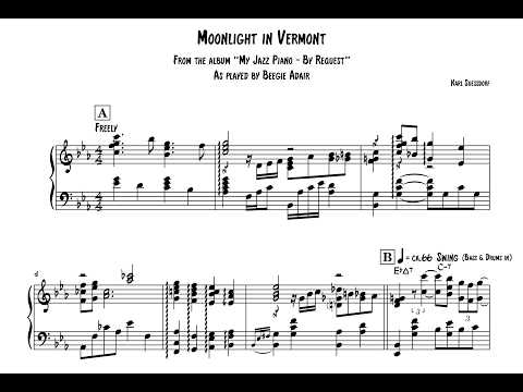 Moonlight in Vermont (As played by Beegie Adair) - Karl Suessdorf