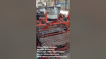 Automatic Wooden Mop Handle Cap Install and Nailing Machine