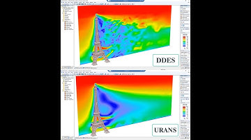 KB 001886 | Transient Turbulence Models on Eiffel Tower: URANS or DDES?
