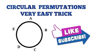 PERMUTATION (PART 4/4): CIRCULAR PERMUTATIONS (APTITUDE FOR COMPETITIVE EXAMS )