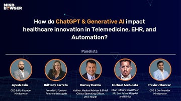 How do ChatGPT & Generative AI impact healthcare innovation in Telemedicine, EHR, and Automation?