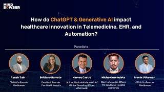 How do ChatGPT & Generative AI impact healthcare innovation in Telemedicine, EHR, and Automation?