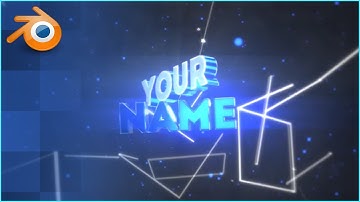 FREE 3D Blender ONLY Intro Template | Simple & Easy to Edit! | With Tutorial!
