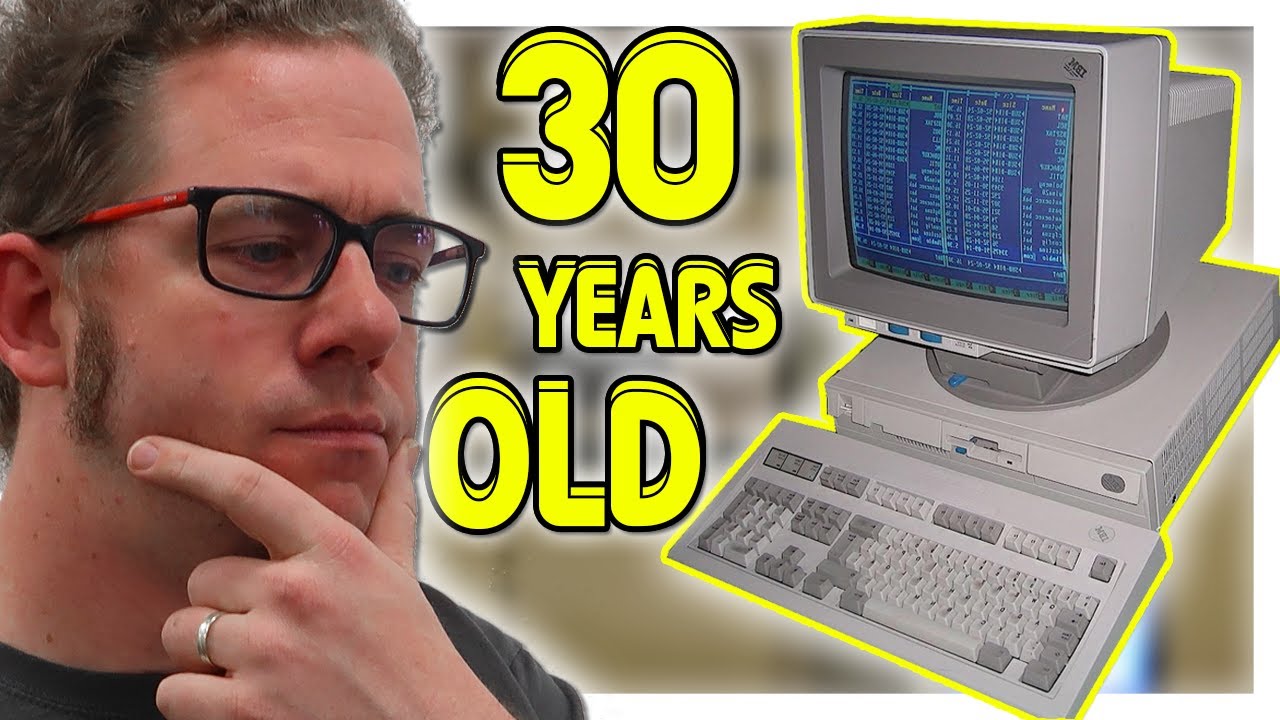 Microsoft OS/2 1.1 on a 30 year old IBM PS/2 Model 55 SX in 2019 - YouTube