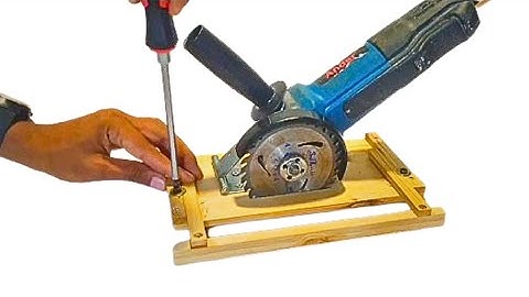 How to make a wood cutter | tool hack and angle grinder projects