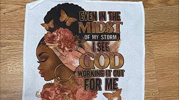 How to sublimate a dollar tree washcloth and spiral notebook