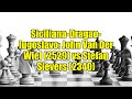 Siciliana-Dragao-Iugoslavo: John Van Der Wiel (2529) vs Stefan Sievers (2340)