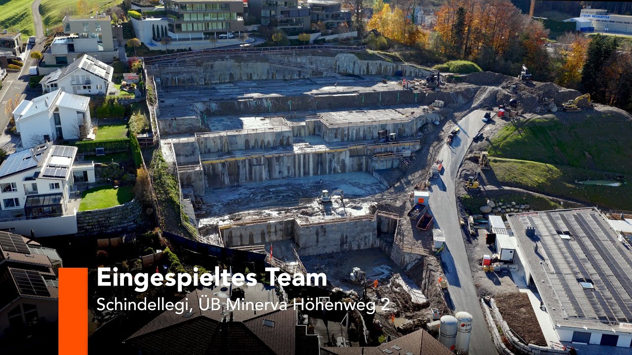 Eingespieltes Team - Schindellegi, Überbauung Minerva Höhenweg 2