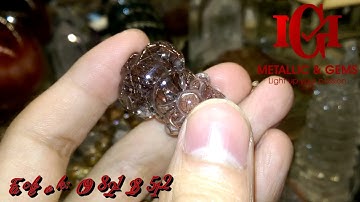 Tỳ hưu thạch anh tóc nâu đồng ánh titan siêu trong