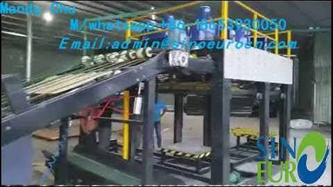 4ft core veneer peeling line automatic veneer clipping and stacking line in vietnam