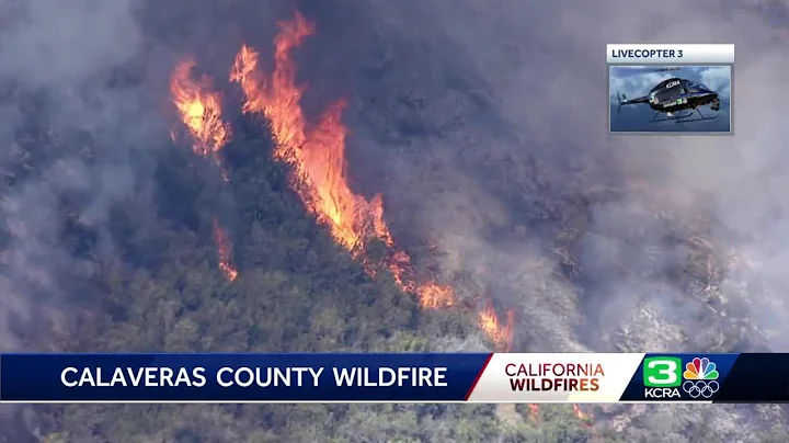 Crews make progress containing wildfire in Calaveras County