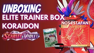 NOS ESTAFARON CON LA ETB DE KORAIDON DE SCARLET &amp; VIOLET! | POKEMON TCG