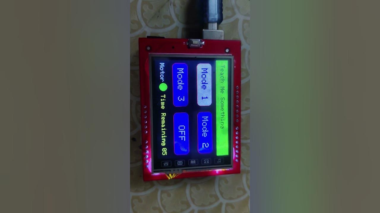 Arduino UNO + 2.4 inch TFT LCD Shield Menu Option | TFT LCD Sheild ...