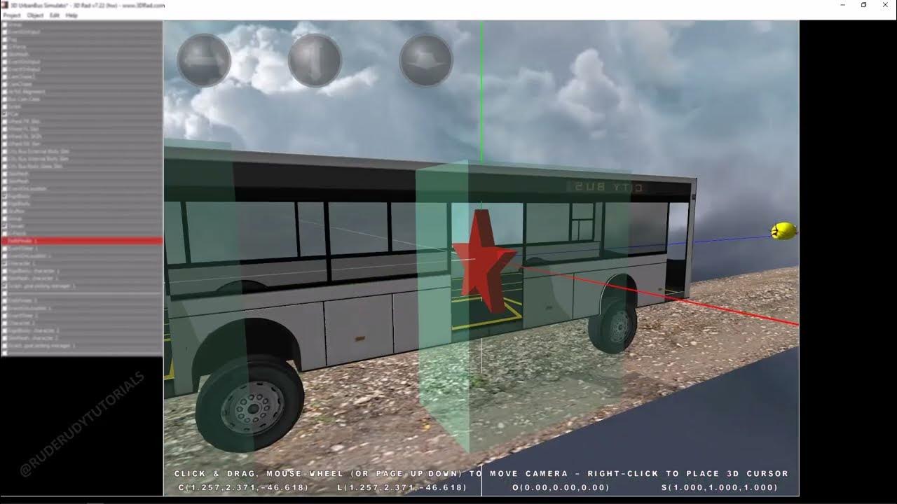 No coding game engines how to setup bus mechanics vehicles in most