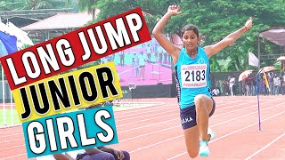 Long Jump Junior Girls - Kerala State School Athletics 2023