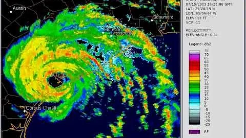 Hurricane Claudette 2003: Port O'Connor TX landfall