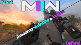 BEST Visibility & Color Settings | Removing the blur/haze in MW2 | Modern Warfare 2