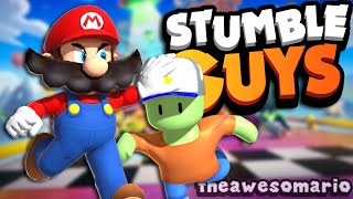 Mario Plays: STUMBLE GUYS!!! Ft. ShockHat734