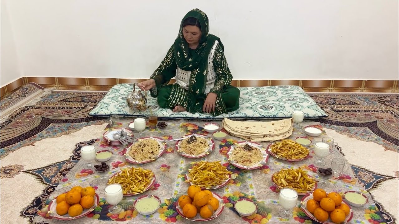 تیاری برای افطاری